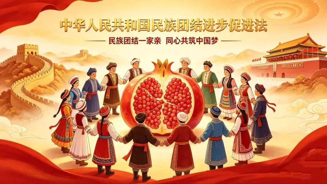 民族团结进步活动月 | 一图读懂《中华人民共和国民族团结进步促进法》